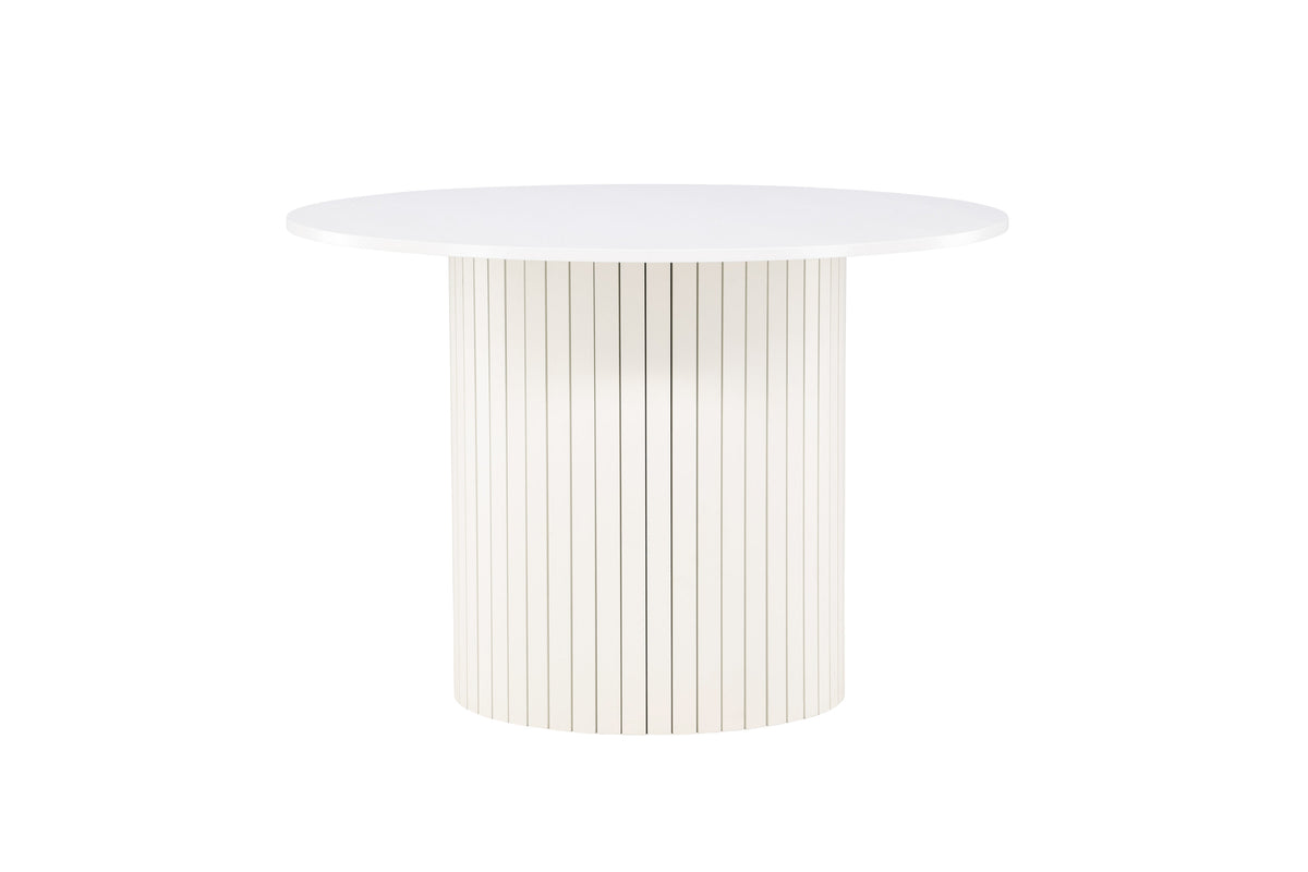 Härön rundt spisebord - Ø110 cm - hvid - billede 2