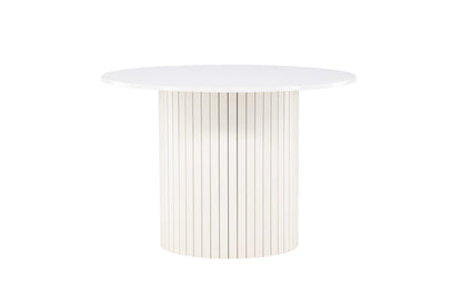 Härön rundt spisebord - Ø110 cm - hvid - billede 2