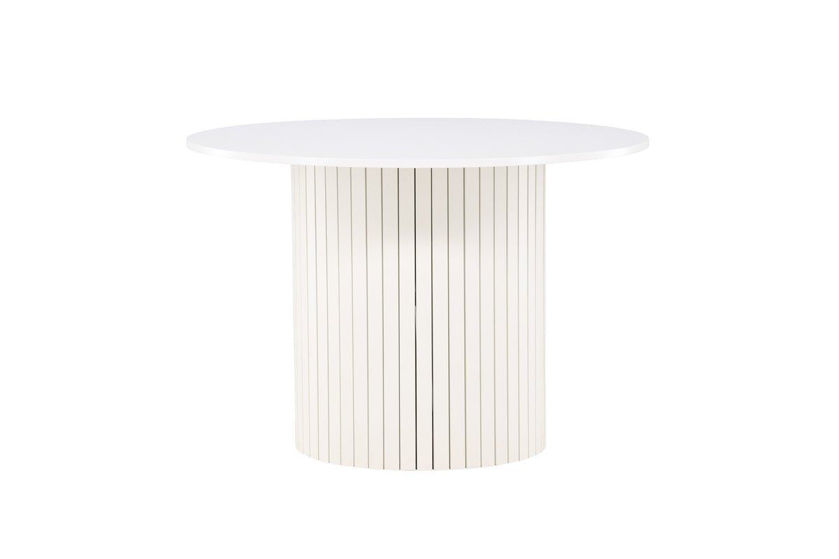 Härön rundt spisebord - Ø110 cm - hvid - billede 3