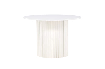 Härön rundt spisebord - Ø110 cm - hvid - billede 3