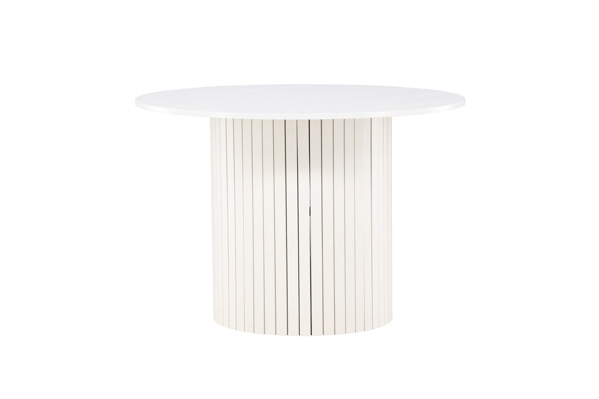 Härön rundt spisebord - Ø110 cm - hvid - billede 4