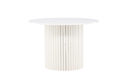 Härön rundt spisebord - Ø110 cm - hvid - billede 4