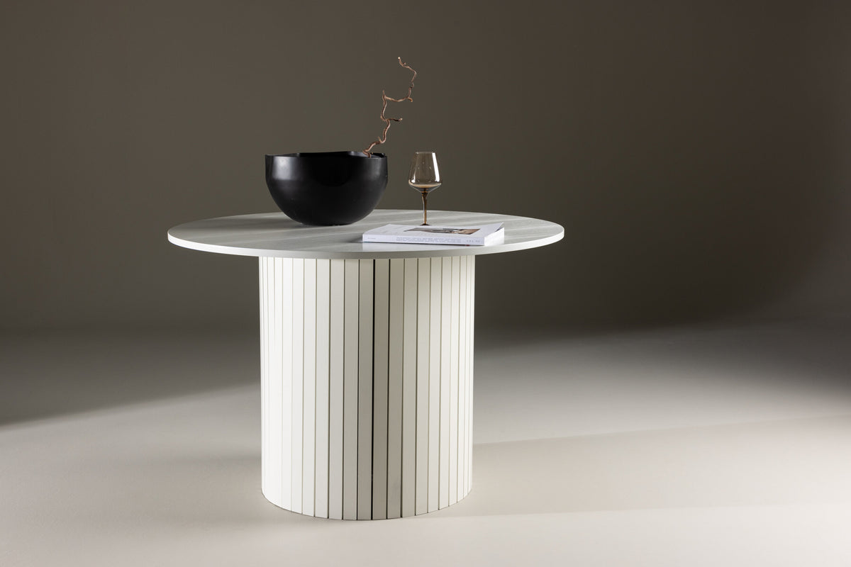 Härön rundt spisebord - Ø110 cm - hvid - billede 13