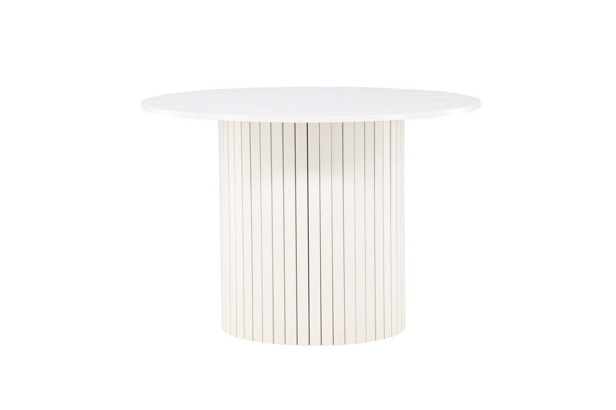 Härön rundt spisebord - Ø110 cm - hvid - billede 5
