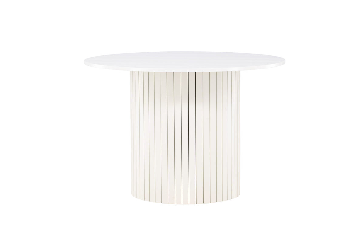 Härön rundt spisebord - Ø110 cm - hvid - billede 6