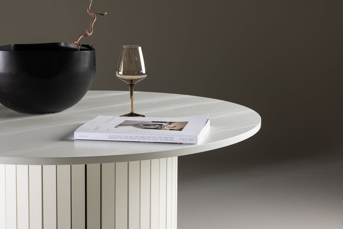 Härön rundt spisebord - Ø110 cm - hvid - billede 14