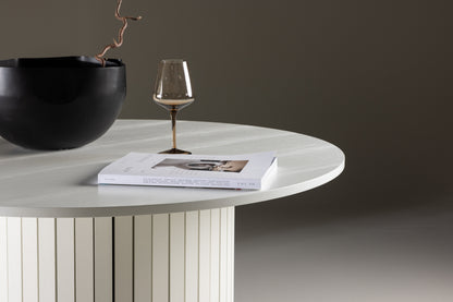 Härön rundt spisebord - Ø110 cm - hvid - billede 14