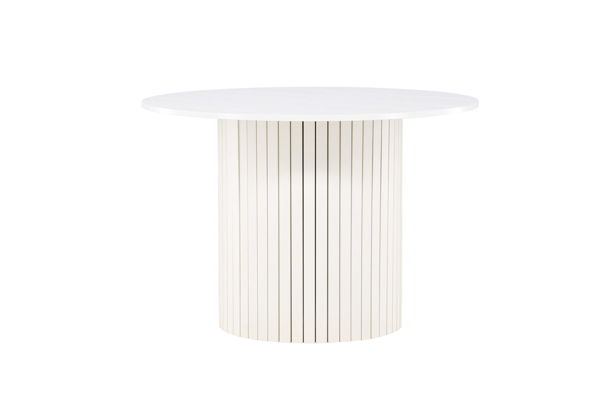 Härön rundt spisebord - Ø110 cm - hvid - billede 7