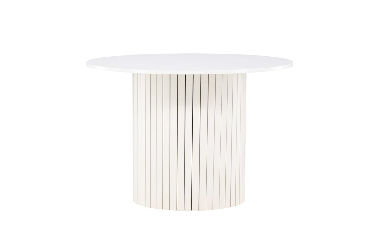 Härön rundt spisebord - Ø110 cm - hvid - billede 8