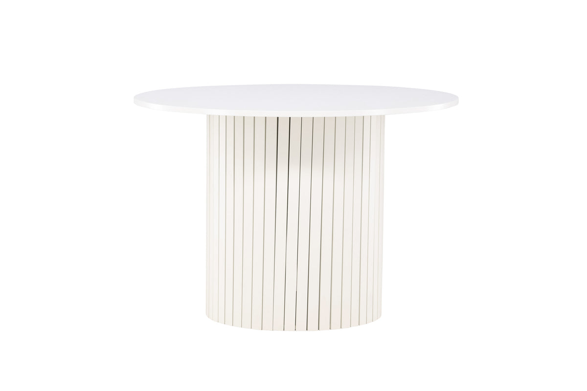 Härön rundt spisebord - Ø110 cm - hvid - billede 9