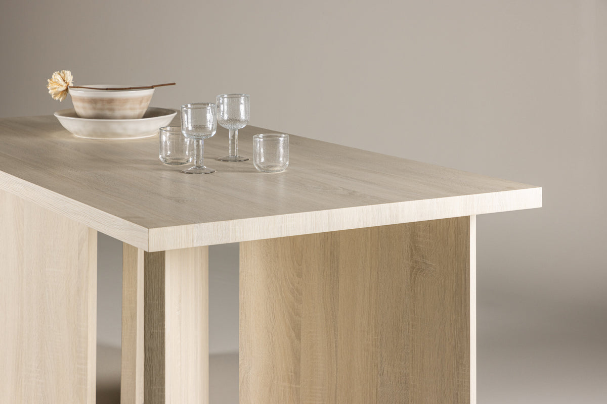 Bassholmen spisebord - 180 × 90 cm - hvidpigmenteret - billede 17