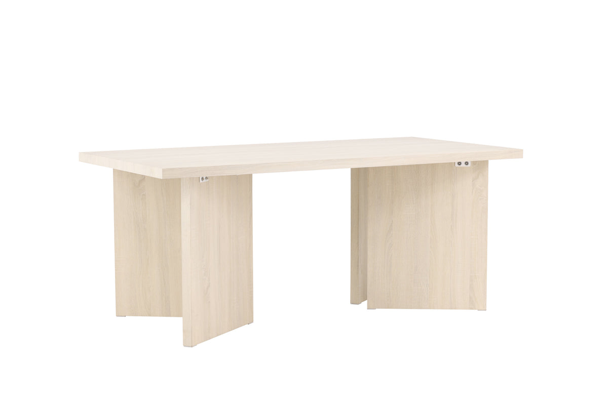 Bassholmen spisebord - 180 × 90 cm - hvidpigmenteret - billede 12