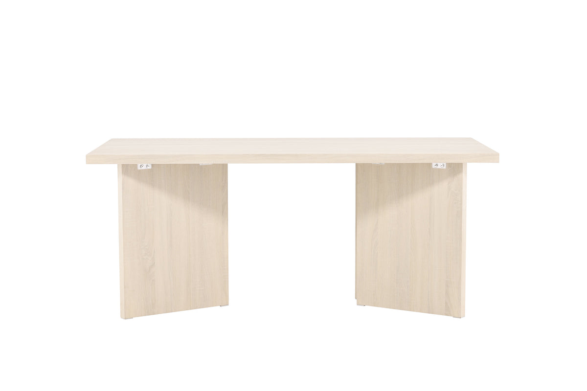 Bassholmen spisebord - 180 × 90 cm - hvidpigmenteret - billede 1