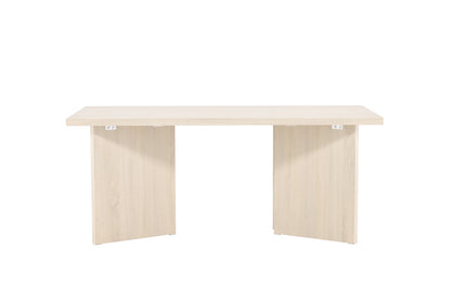 Bassholmen spisebord - 180 × 90 cm - hvidpigmenteret - billede 1
