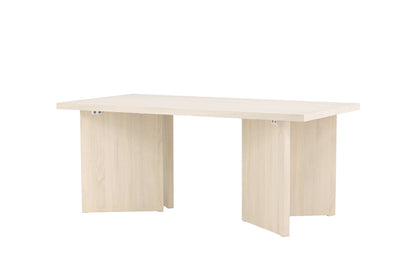 Bassholmen spisebord - 180 × 90 cm - hvidpigmenteret - billede 2