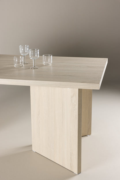 Bassholmen spisebord - 180 × 90 cm - hvidpigmenteret - billede 19