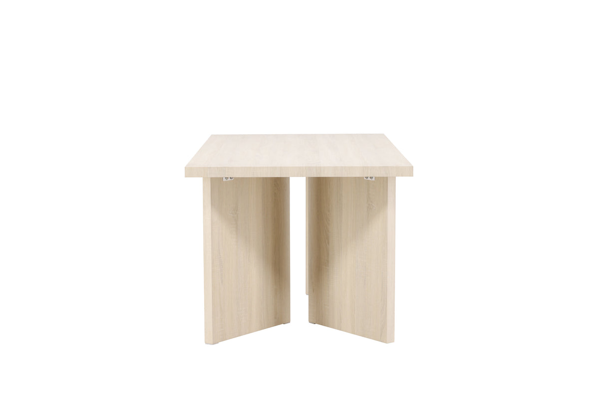 Bassholmen spisebord - 180 × 90 cm - hvidpigmenteret - billede 4