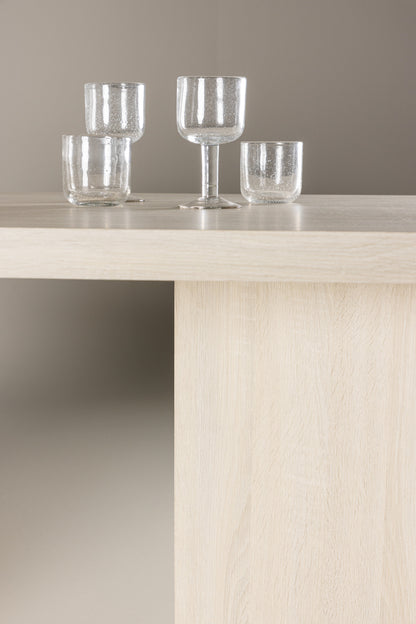 Bassholmen spisebord - 180 × 90 cm - hvidpigmenteret - billede 20