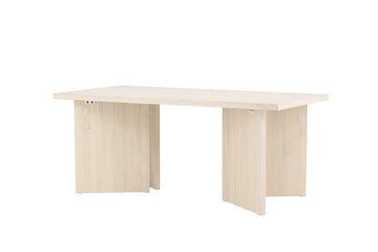 Bassholmen spisebord - 180 × 90 cm - hvidpigmenteret - billede 8
