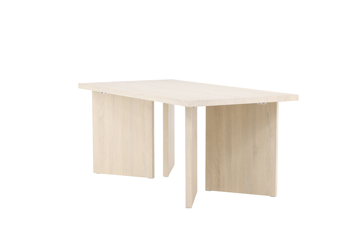 Bassholmen spisebord - 180 × 90 cm - hvidpigmenteret - billede 9