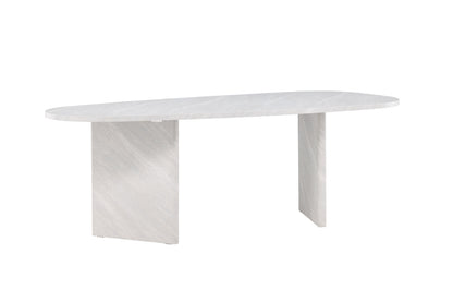 Grönvik ovalt spisebord - 220 × 100 cm - hvid - billede 12