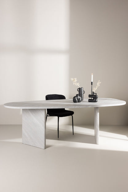 Grönvik ovalt spisebord - 220 × 100 cm - hvid - billede 17