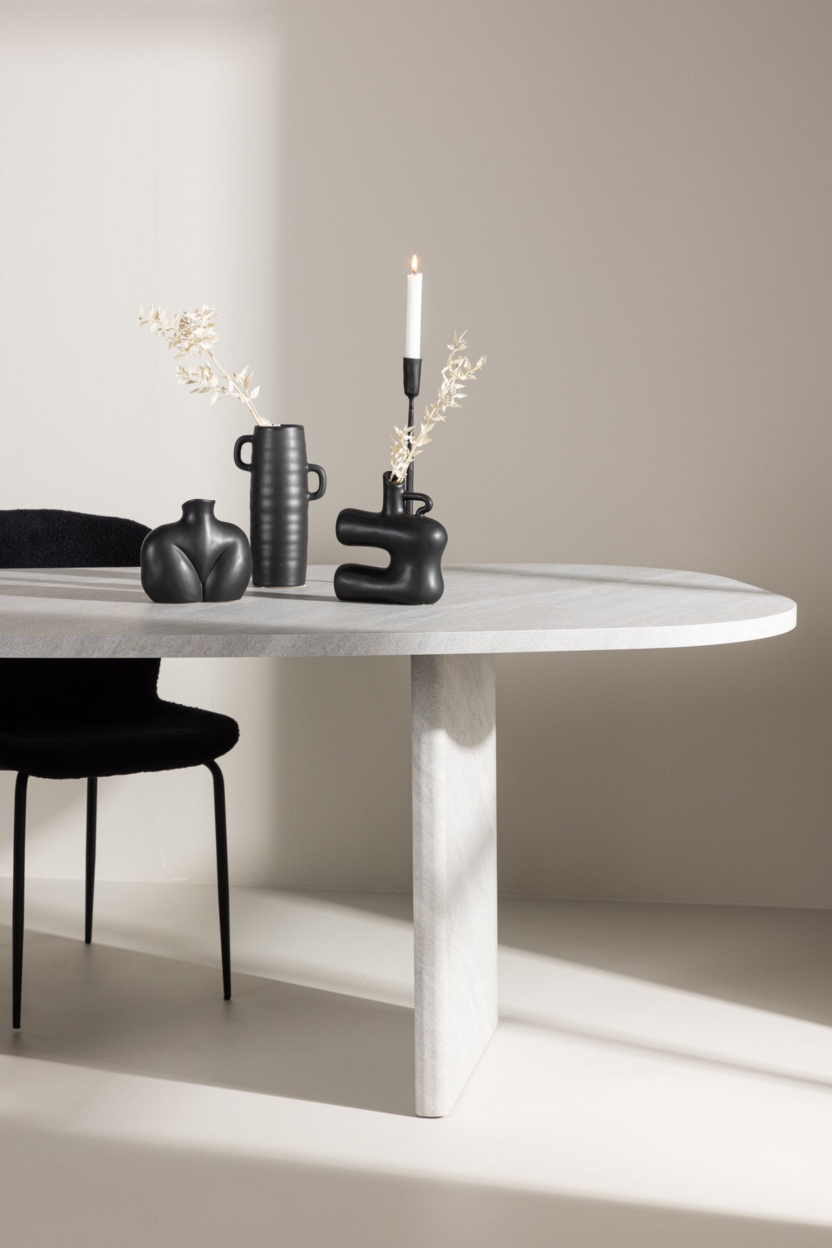 Grönvik ovalt spisebord - 220 × 100 cm - hvid - billede 18