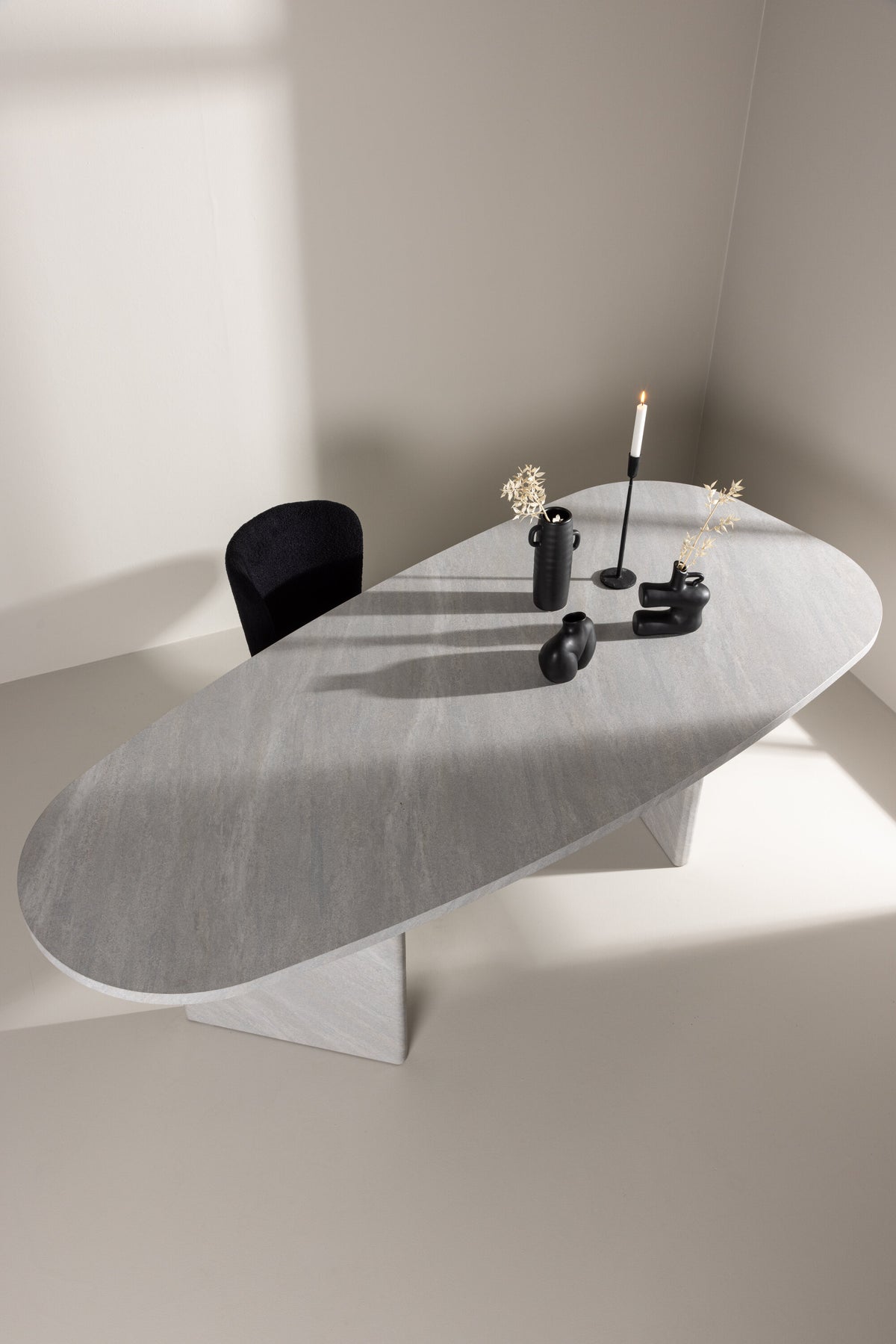 Grönvik ovalt spisebord - 220 × 100 cm - hvid - billede 20