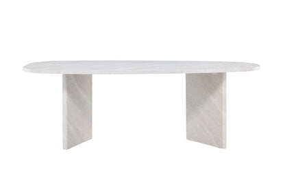 Grönvik ovalt spisebord - 220 × 100 cm - hvid - billede 7