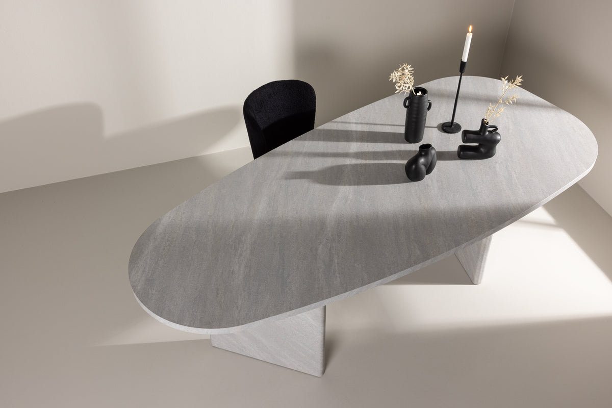 Grönvik ovalt spisebord - 220 × 100 cm - hvid - billede 16