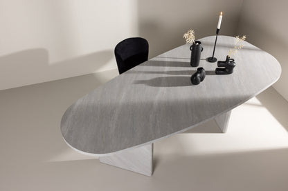 Grönvik ovalt spisebord - 220 × 100 cm - hvid - billede 16