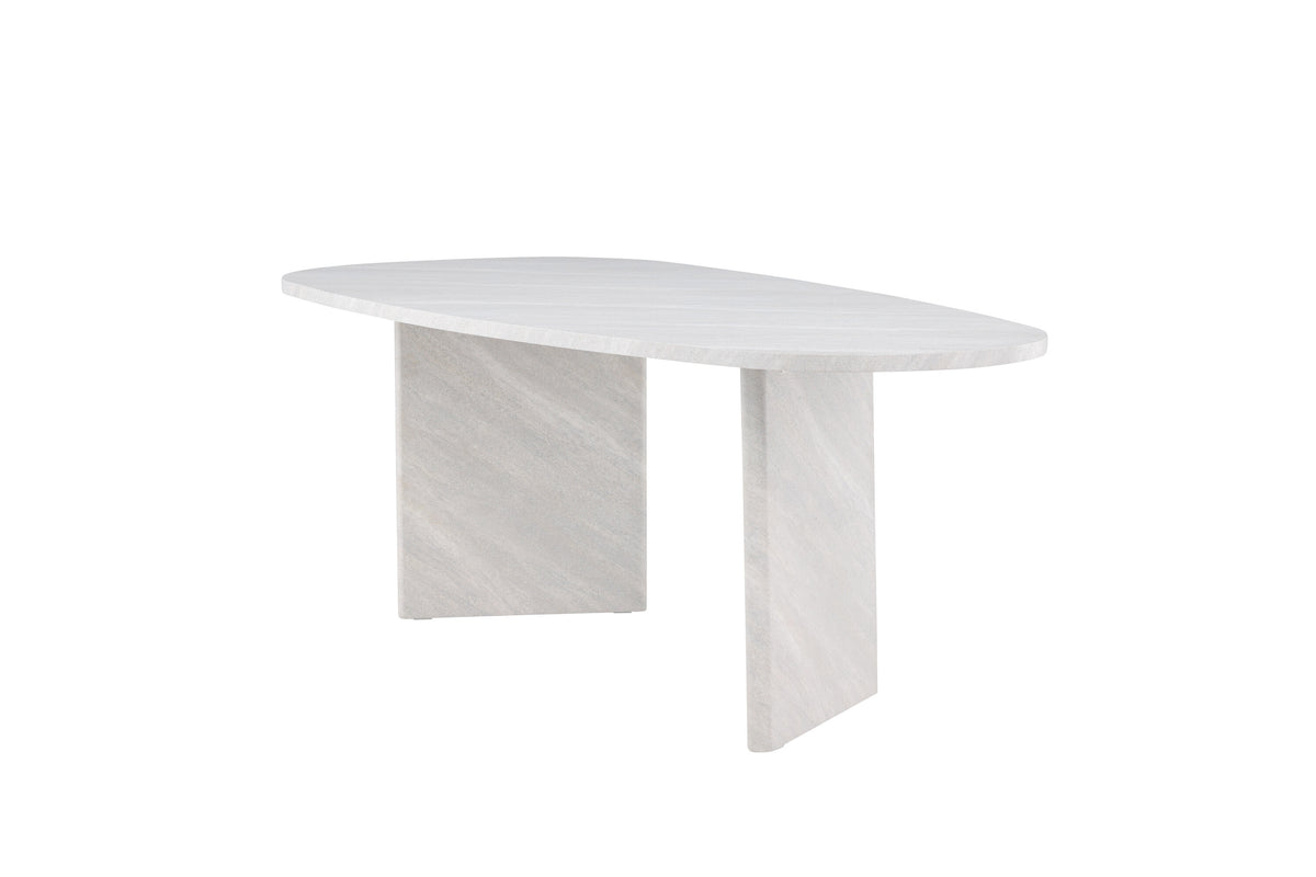 Grönvik ovalt spisebord - 220 × 100 cm - hvid - billede 9