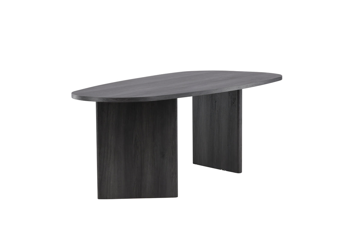 Grönvik ovalt spisebord - 220 × 100 cm - sort - billede 11