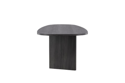 Grönvik ovalt spisebord - 220 × 100 cm - sort - billede 4