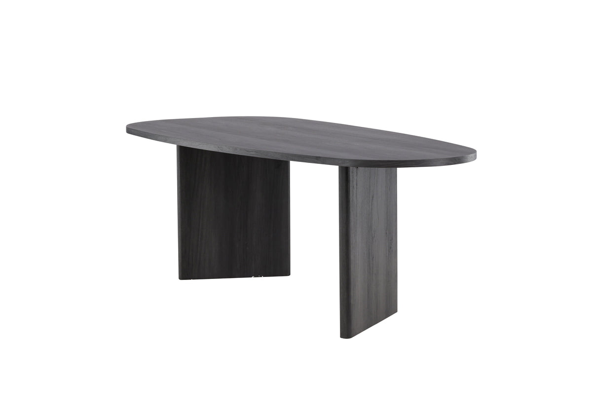 Grönvik ovalt spisebord - 220 × 100 cm - sort - billede 9