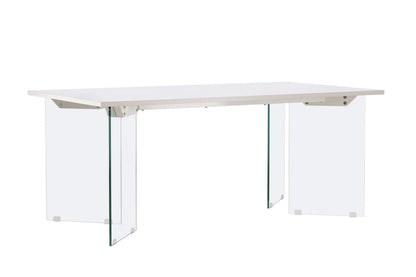 Ester spisebord - 180 × 90 cm - lysegrå - billede 12