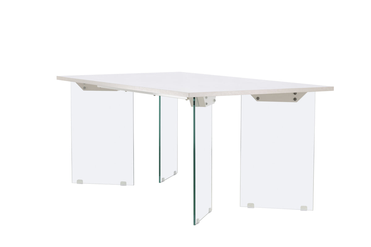 Ester spisebord - 180 × 90 cm - lysegrå - billede 3