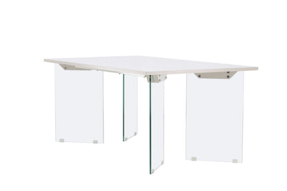 Ester spisebord - 180 × 90 cm - lysegrå - billede 3