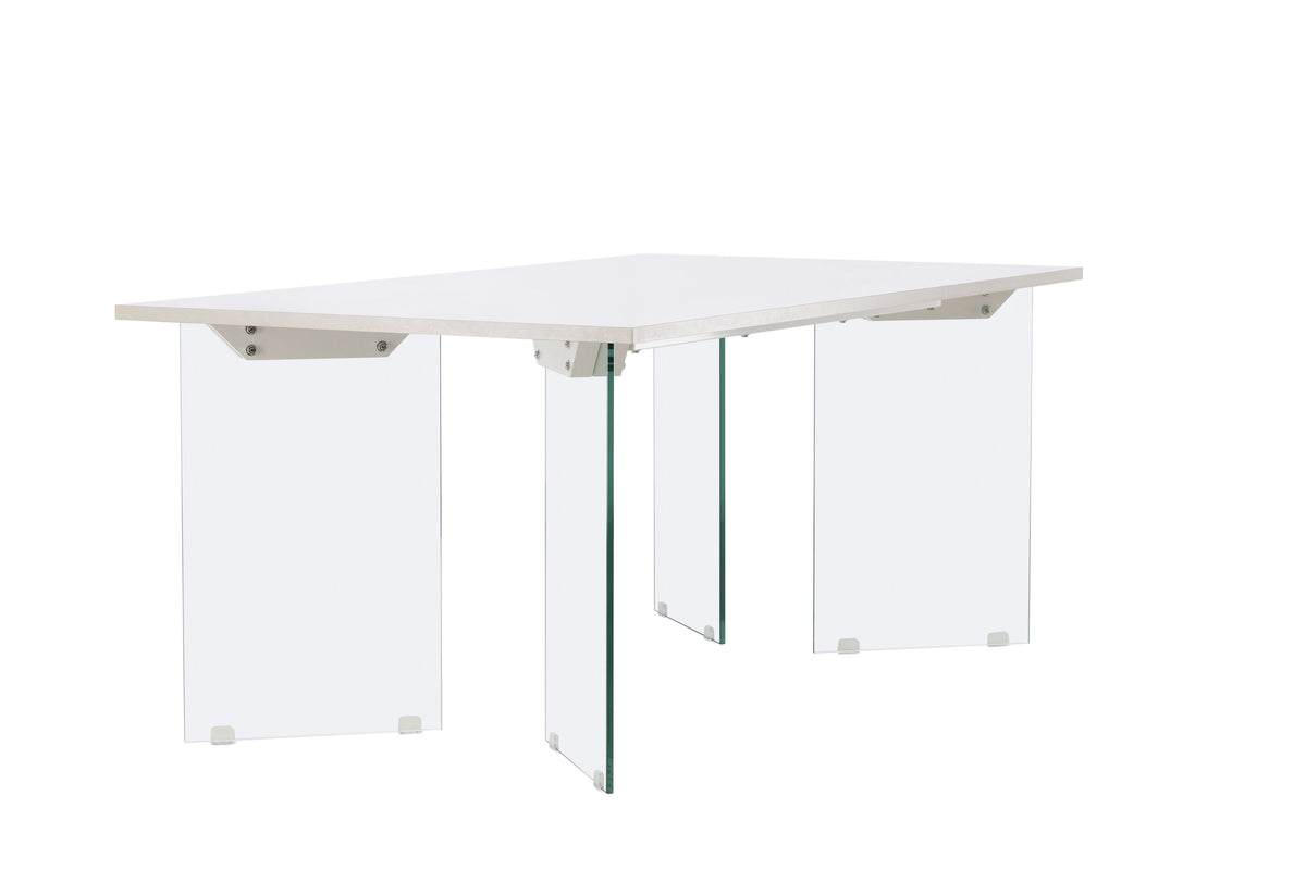 Ester spisebord - 180 × 90 cm - lysegrå - billede 5