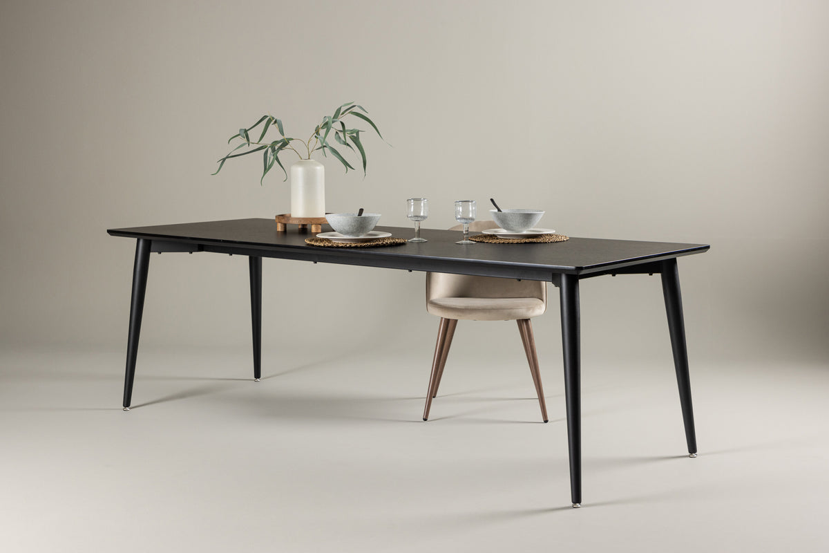Ellis spisebord - 230 × 85 cm - sort - billede 14