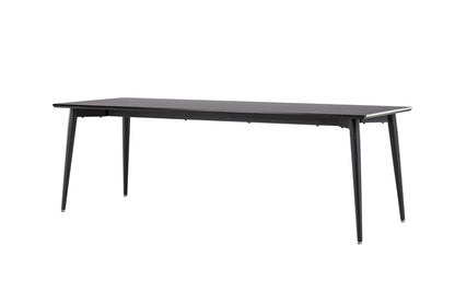 Ellis spisebord - 230 × 85 cm - sort - billede 6