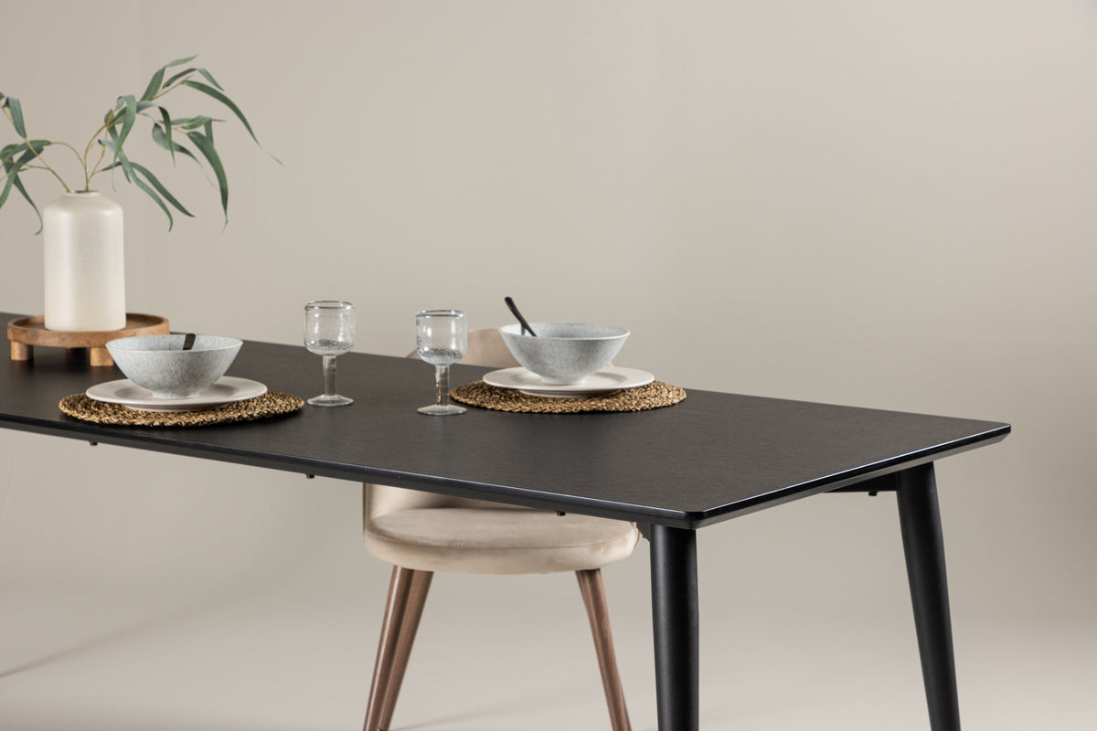 Ellis spisebord - 230 × 85 cm - sort - billede 15