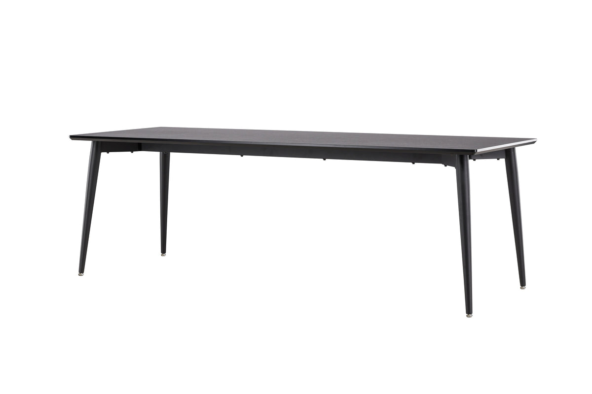 Ellis spisebord - 230 × 85 cm - sort - billede 12