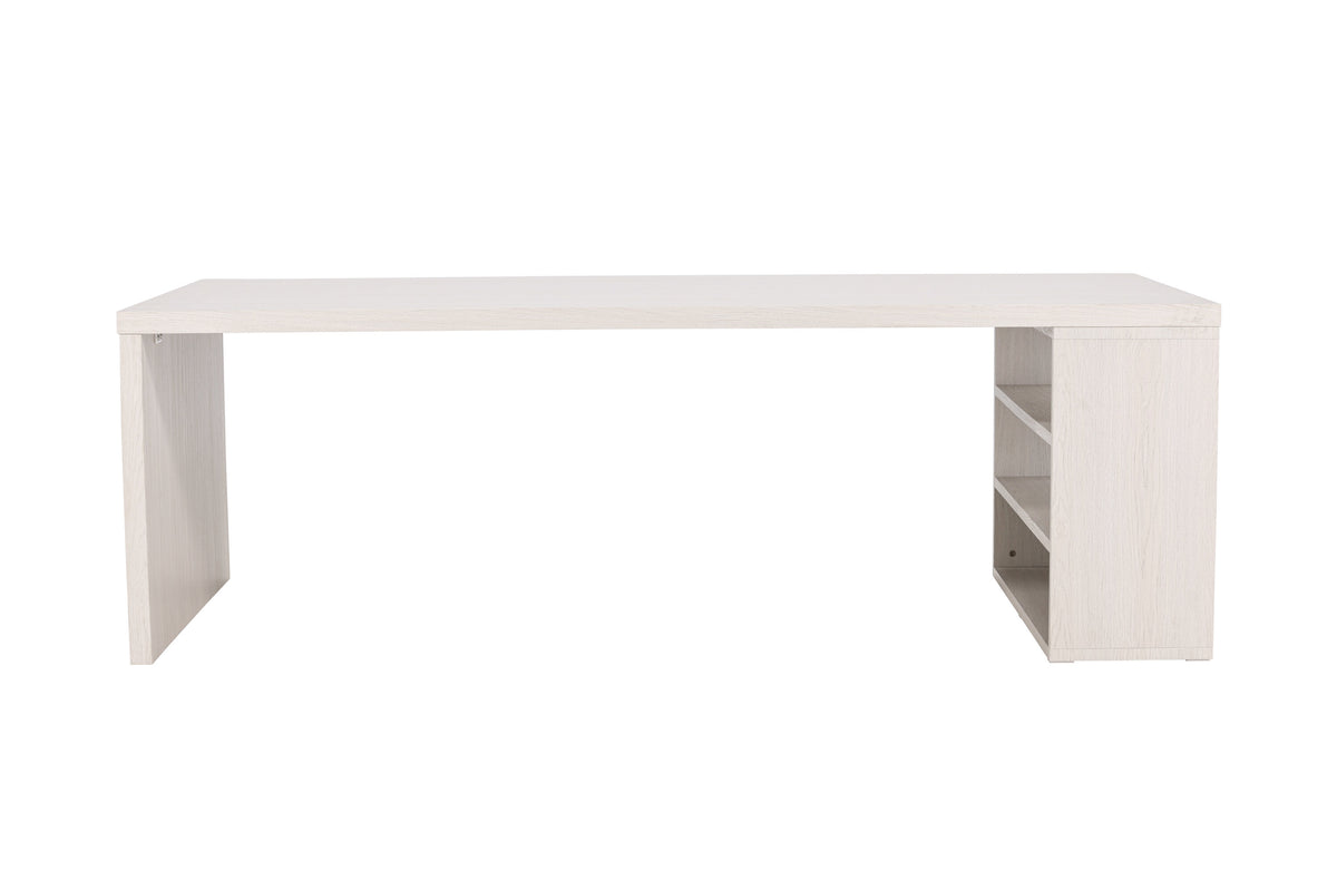 Mika spisebord - 230 × 110 cm - hvidpigmenteret - billede 1