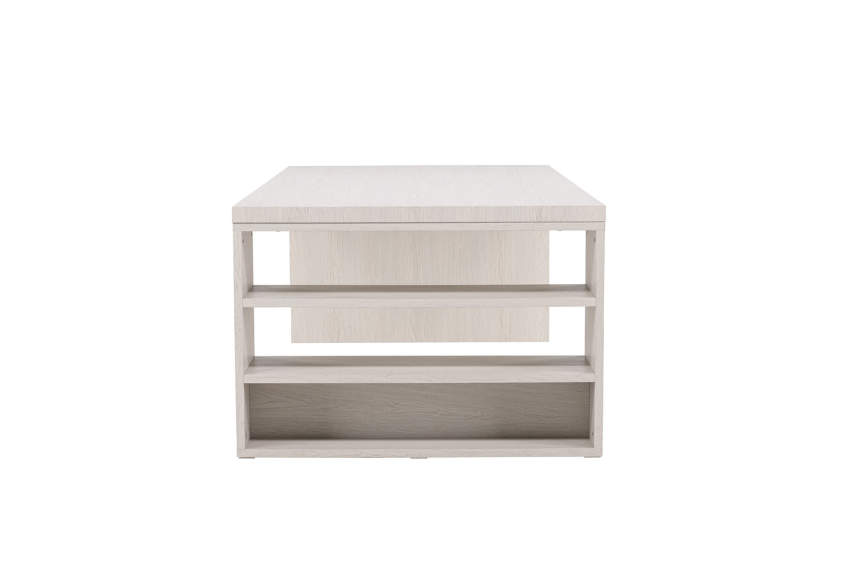 Mika spisebord - 230 × 110 cm - hvidpigmenteret - billede 4