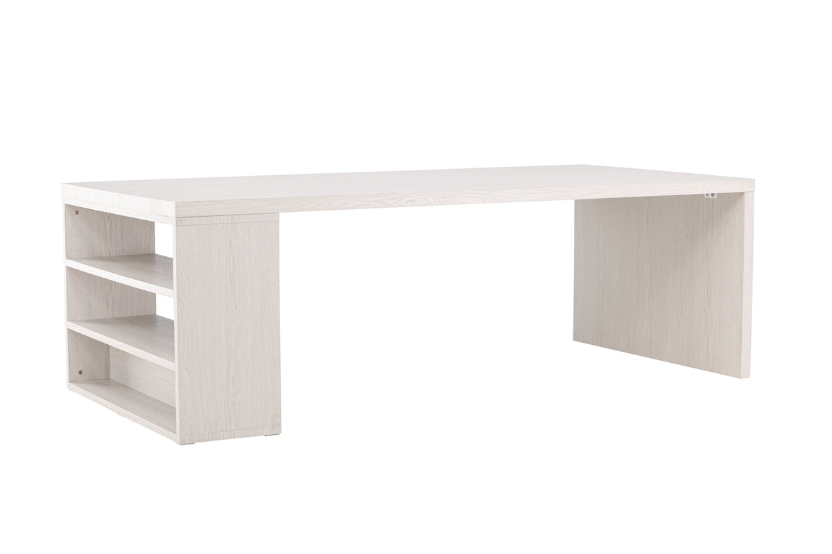 Mika spisebord - 230 × 110 cm - hvidpigmenteret - billede 6