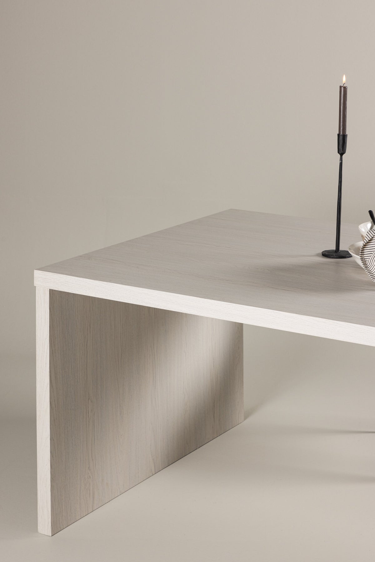 Mika spisebord - 230 × 110 cm - hvidpigmenteret - billede 21