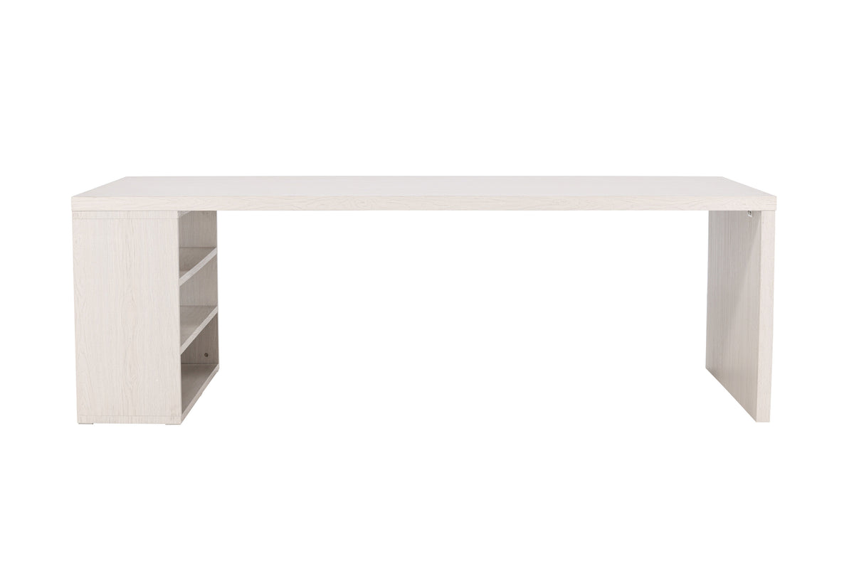 Mika spisebord - 230 × 110 cm - hvidpigmenteret - billede 7
