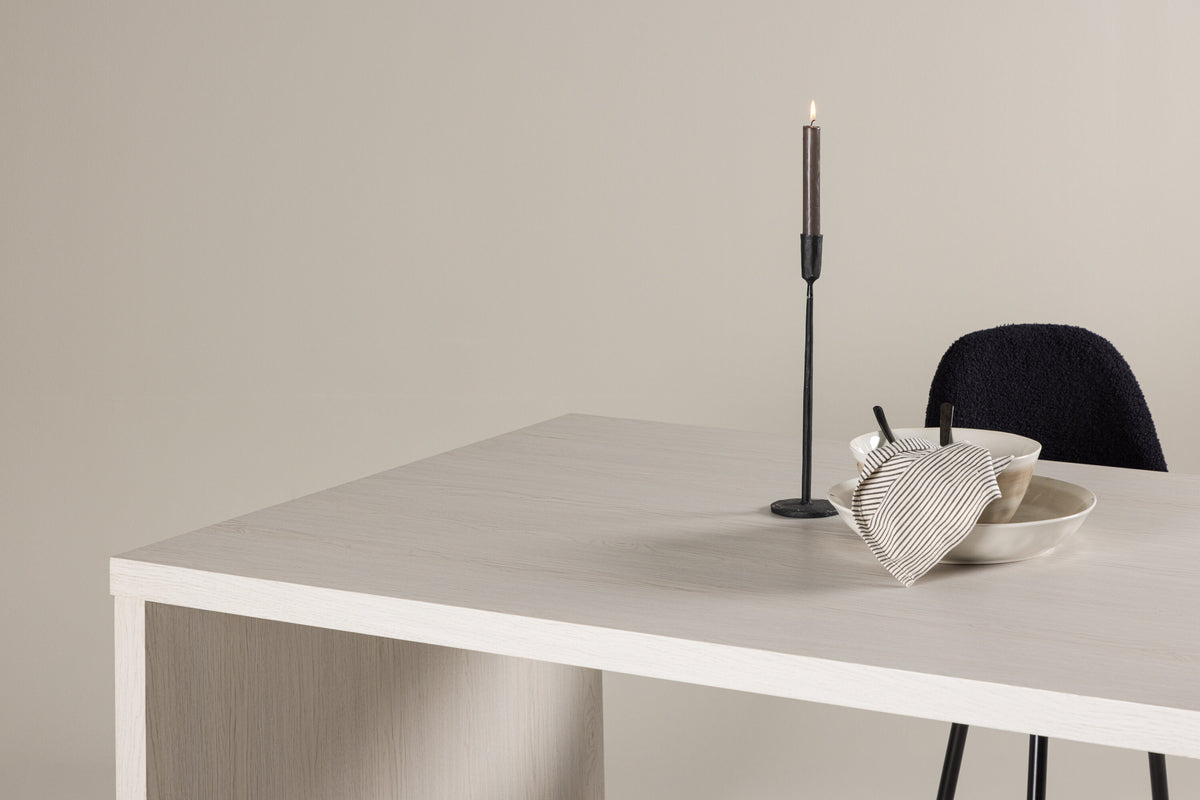Mika spisebord - 230 × 110 cm - hvidpigmenteret - billede 16