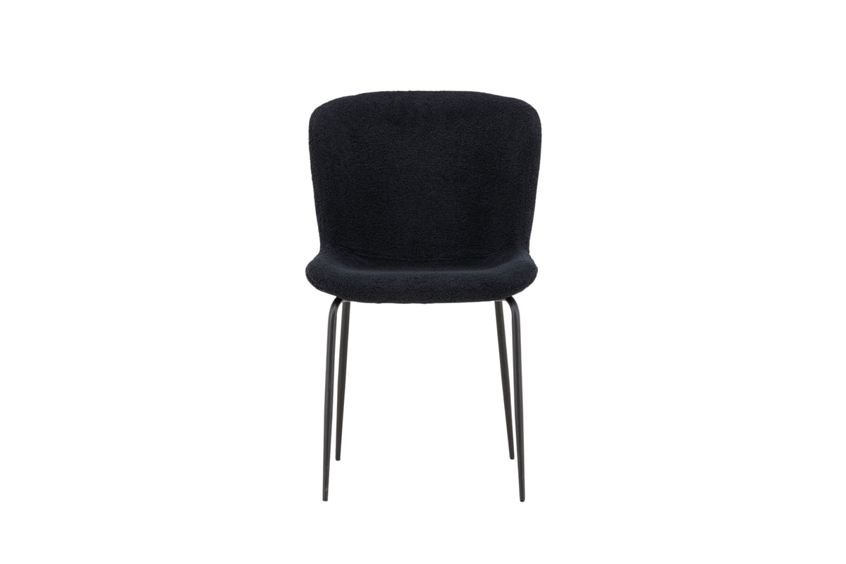Modesto spisebordsstole - sort - 2 stk. - billede 1